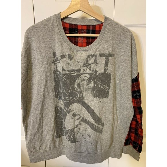 Kurt Cobain Mens Sz L Long Sleeve T-Shirt Nirvana Cobain Punk Is Musical Freedom - Picture 4 of 7